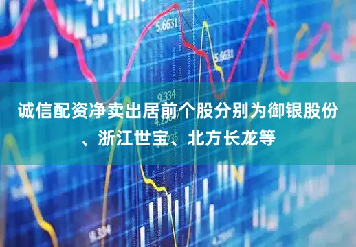 诚信配资净卖出居前个股分别为御银股份、浙江世宝、北方长龙等