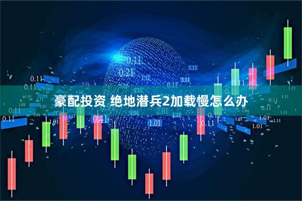 豪配投资 绝地潜兵2加载慢怎么办